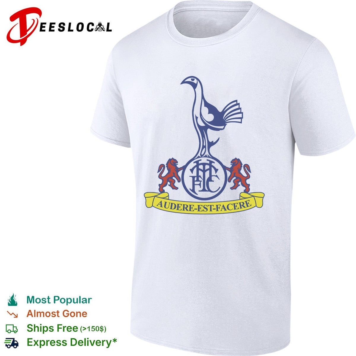Tottenham Hotspur Football Club Audere Est Facere Monogram Crest Heritage shirt Unisex