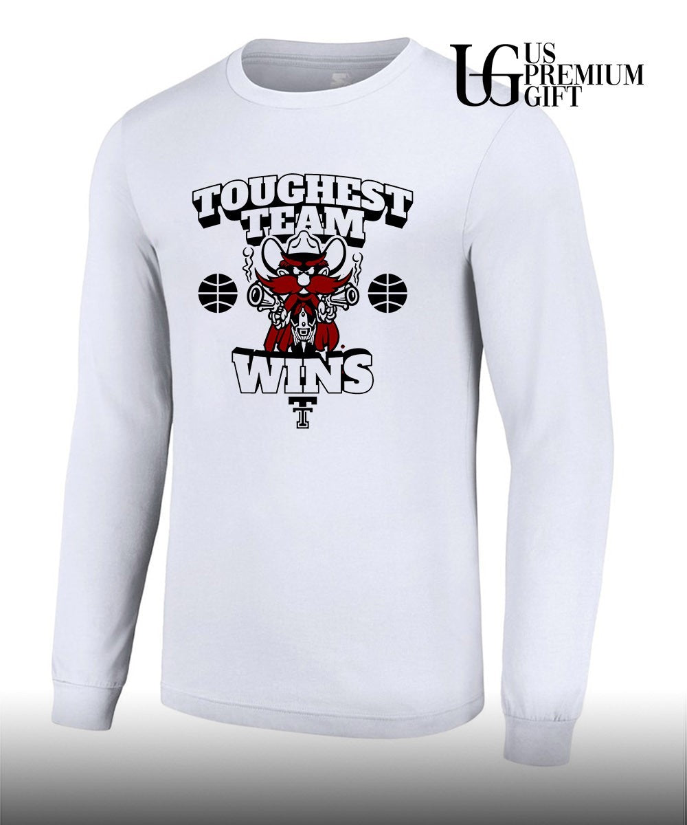 Toughest Team Wins Raider Red Texas Tech Red Raiders basketball 2026 shirt Unisex