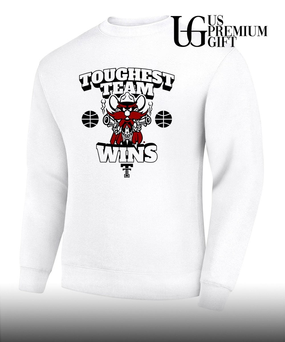 Toughest Team Wins Raider Red Texas Tech Red Raiders basketball 2026 shirt Unisex