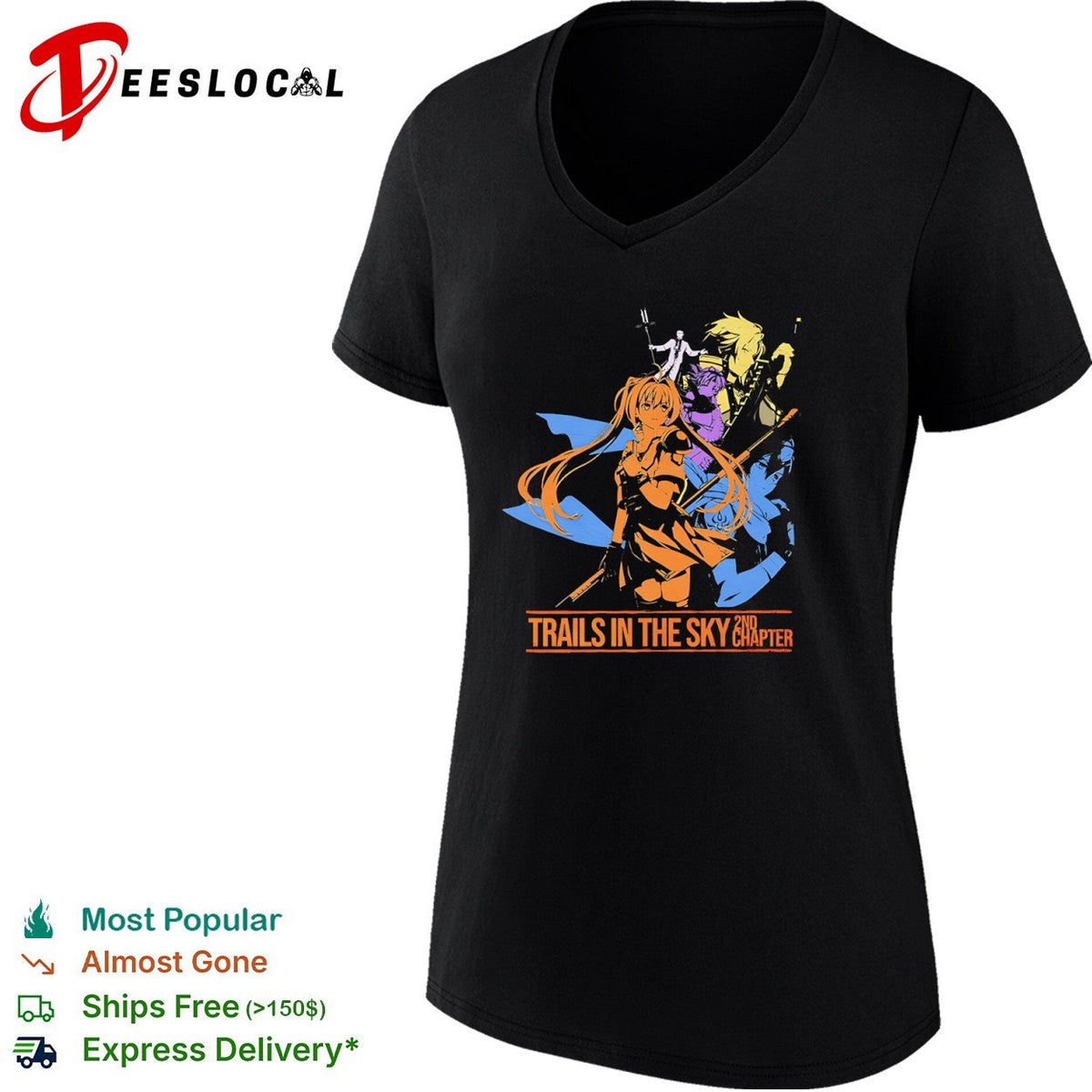 Trails In The Sky anime characters 2nd chapter shirt Unisex