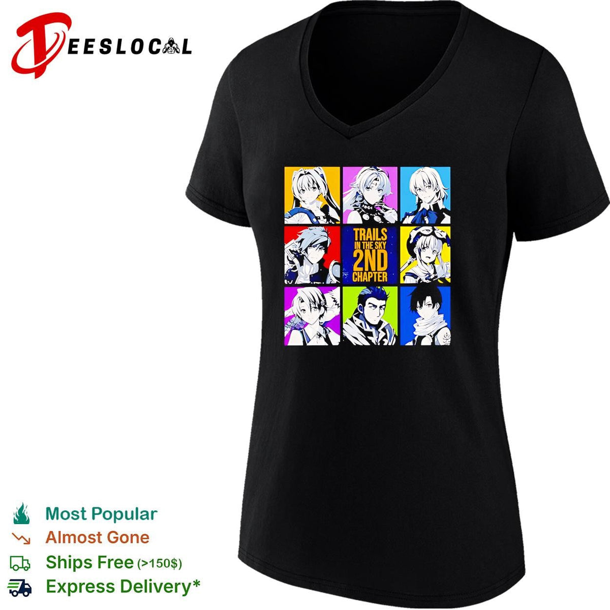 Trails in The sky 2nd chapter main cast vintage shirt Unisex