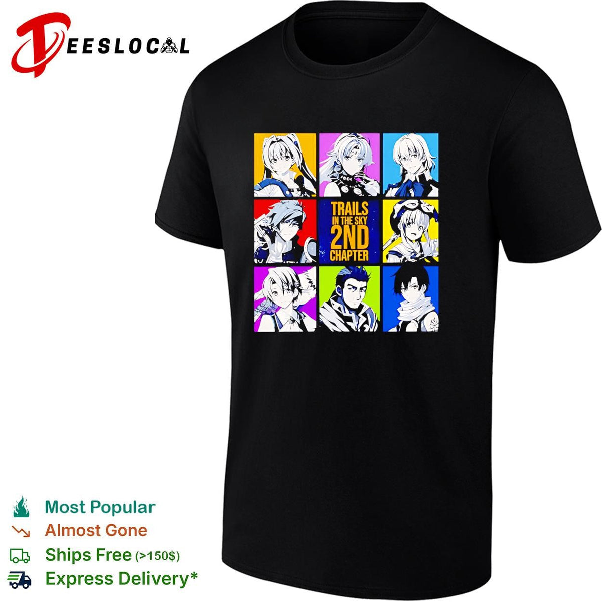 Trails in The sky 2nd chapter main cast vintage shirt Unisex