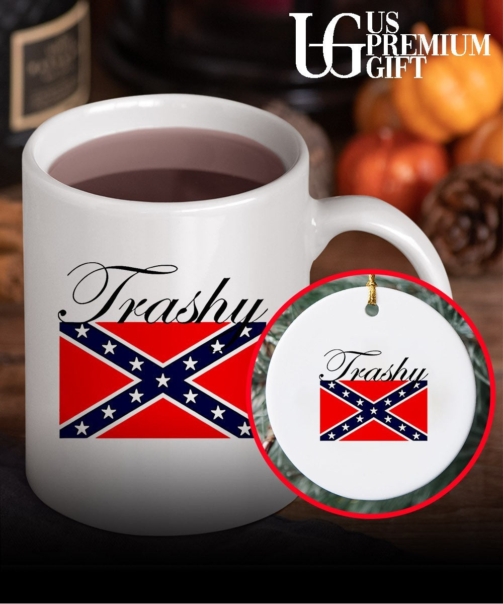 Trashy Confederate flag shirt Unisex