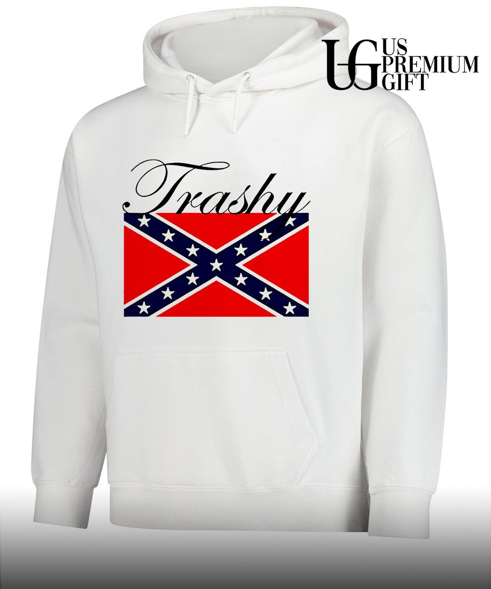 Trashy Confederate flag shirt Unisex