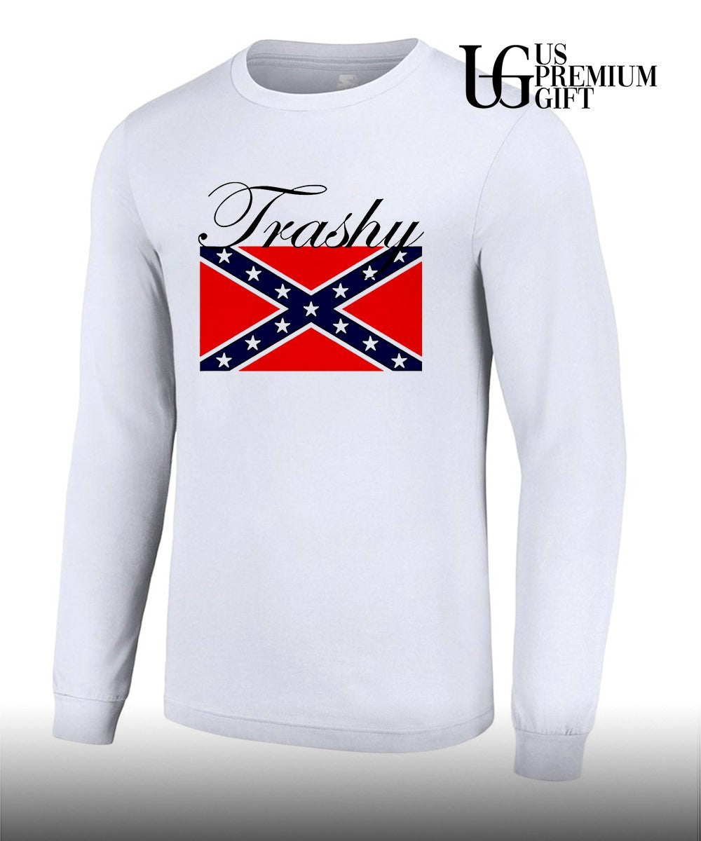 Trashy Confederate flag shirt Unisex