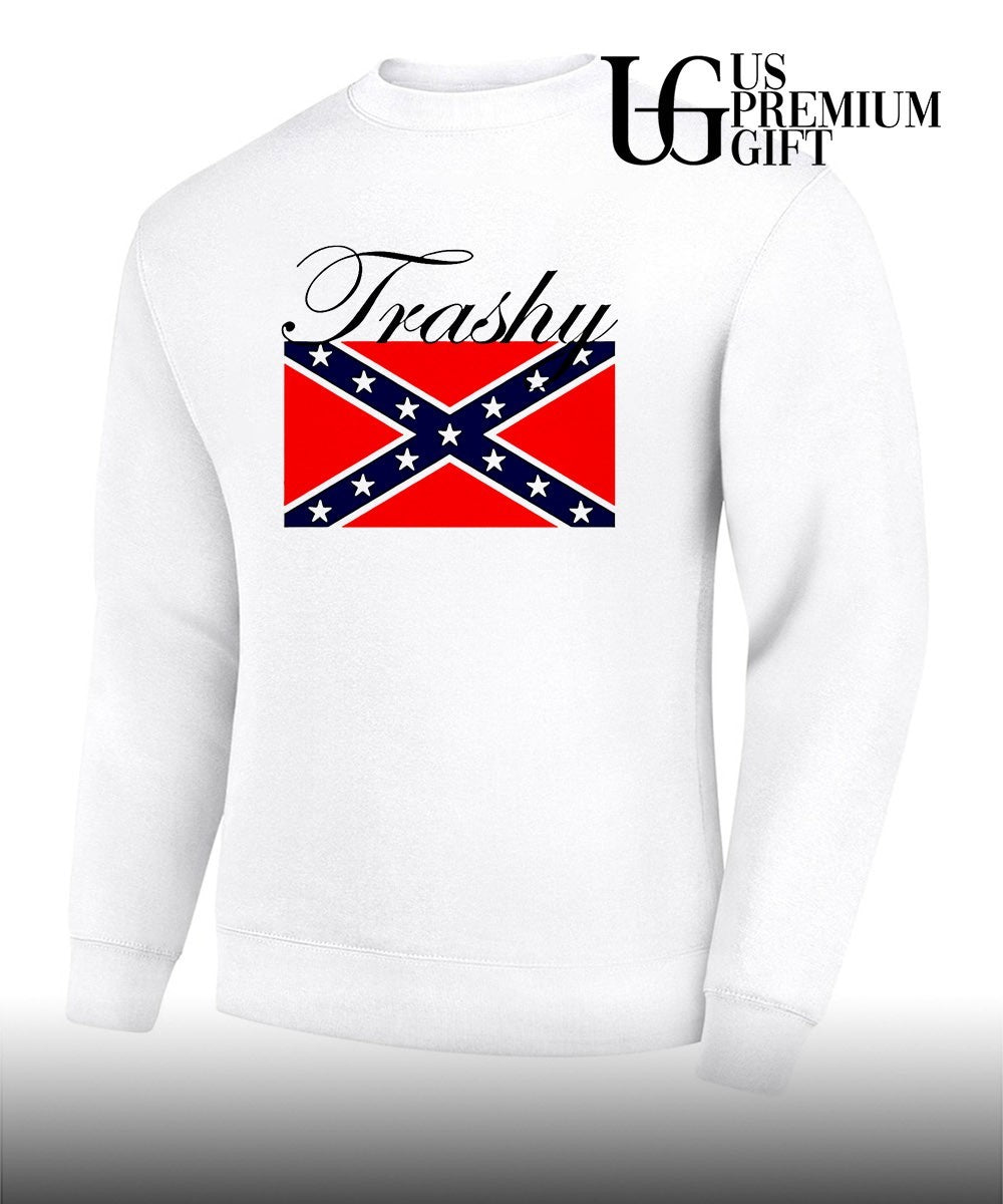 Trashy Confederate flag shirt Unisex