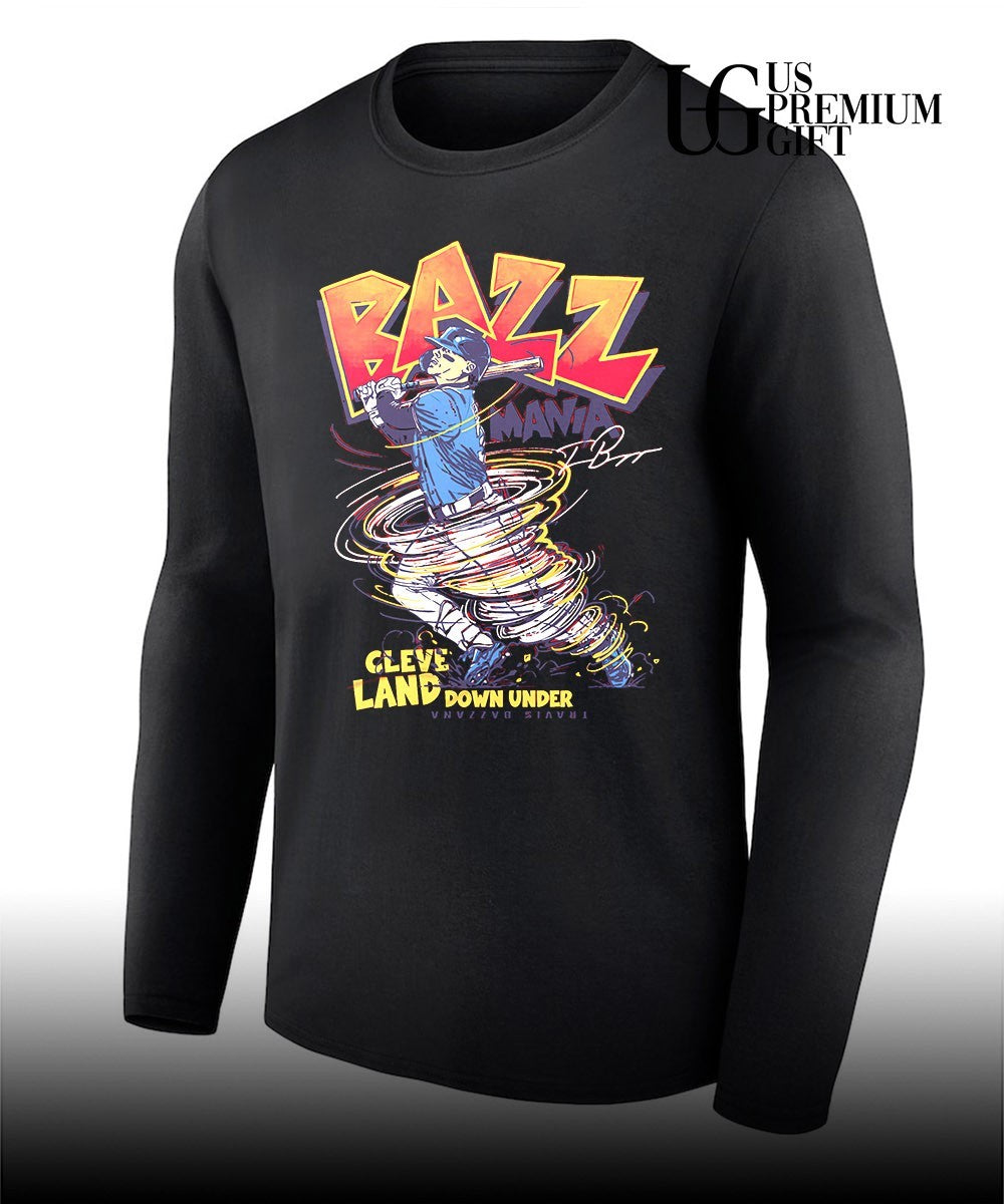 Travis Bazzana Cleveland Guardians Bazz Mania Cleveland Down Under shirt Unisex
