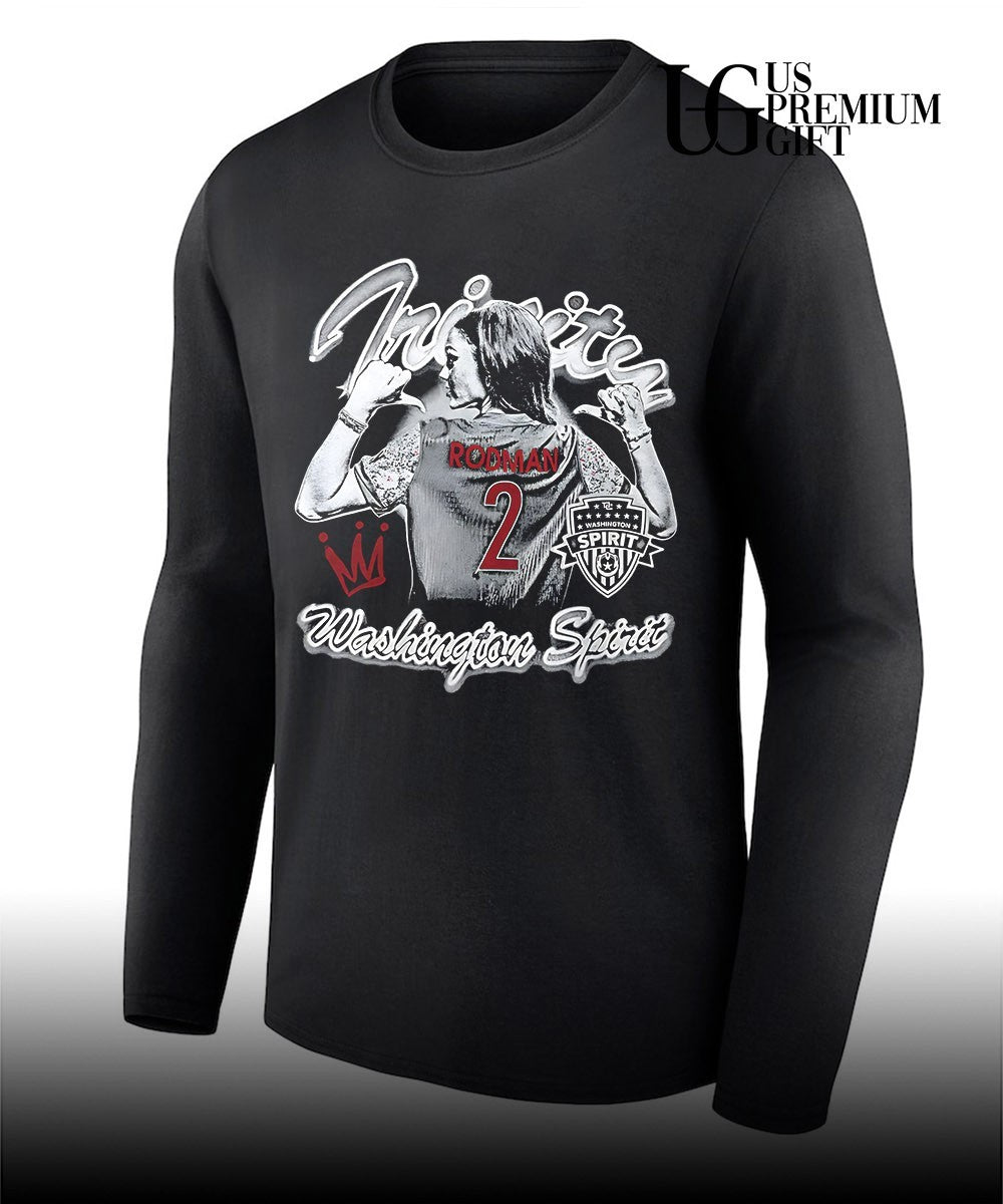 Trinity Rodman Washington Spirit Player 2 Name and Number Unisex