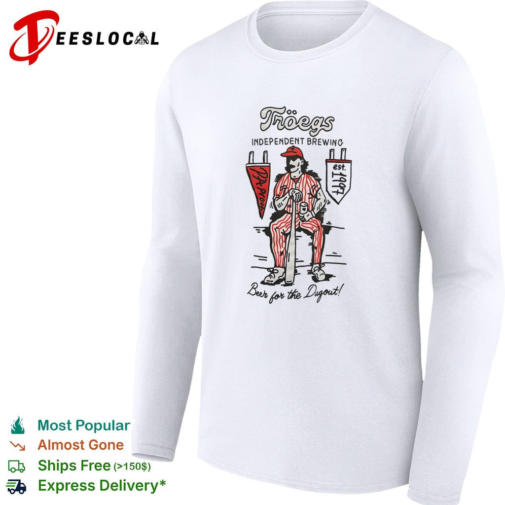 Tröegs Independent Brewing PA Proud est 1997 Beer for the Dugout shirt Unisex
