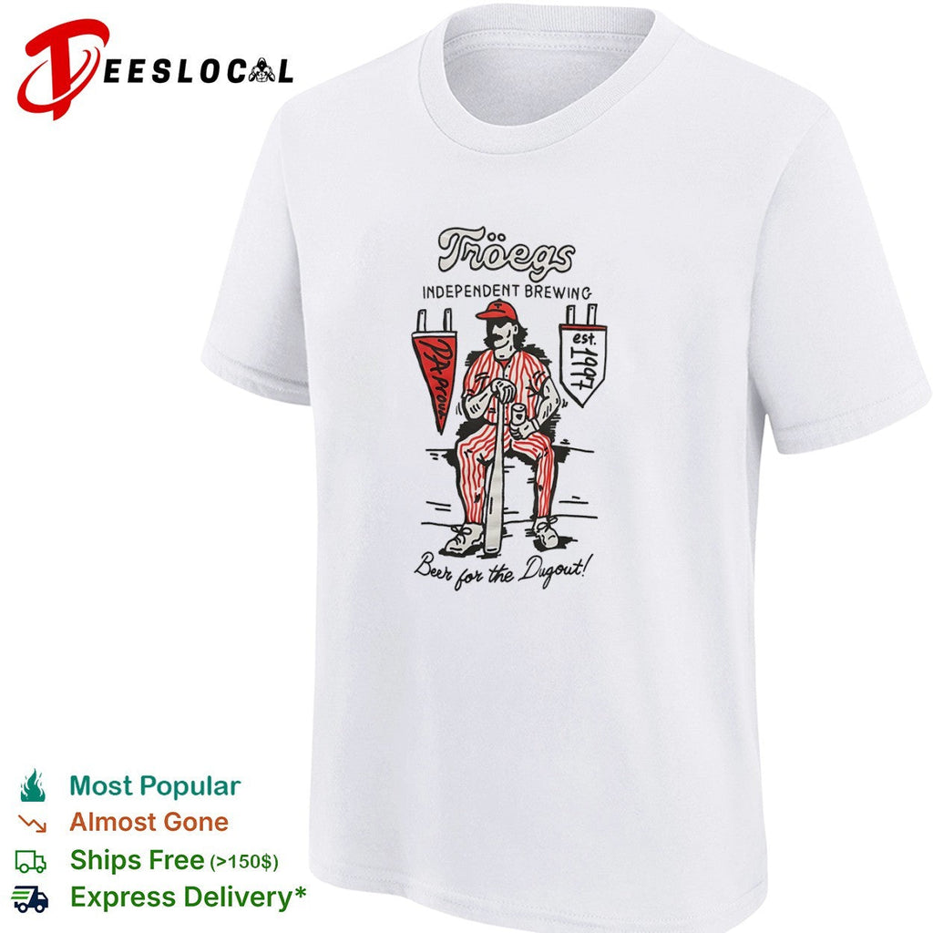 Tröegs Independent Brewing PA Proud est 1997 Beer for the Dugout shirt Unisex