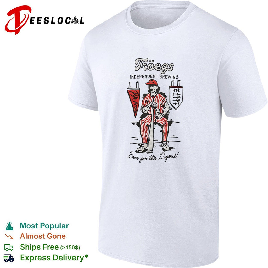 Tröegs Independent Brewing PA Proud est 1997 Beer for the Dugout shirt Unisex