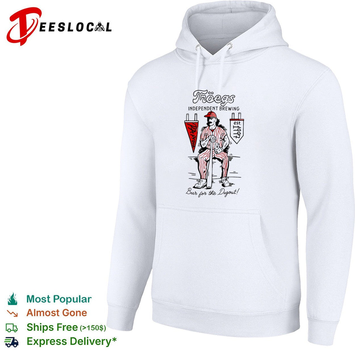 Troegs independent brewing beer for the dugout graphic shirt Unisex