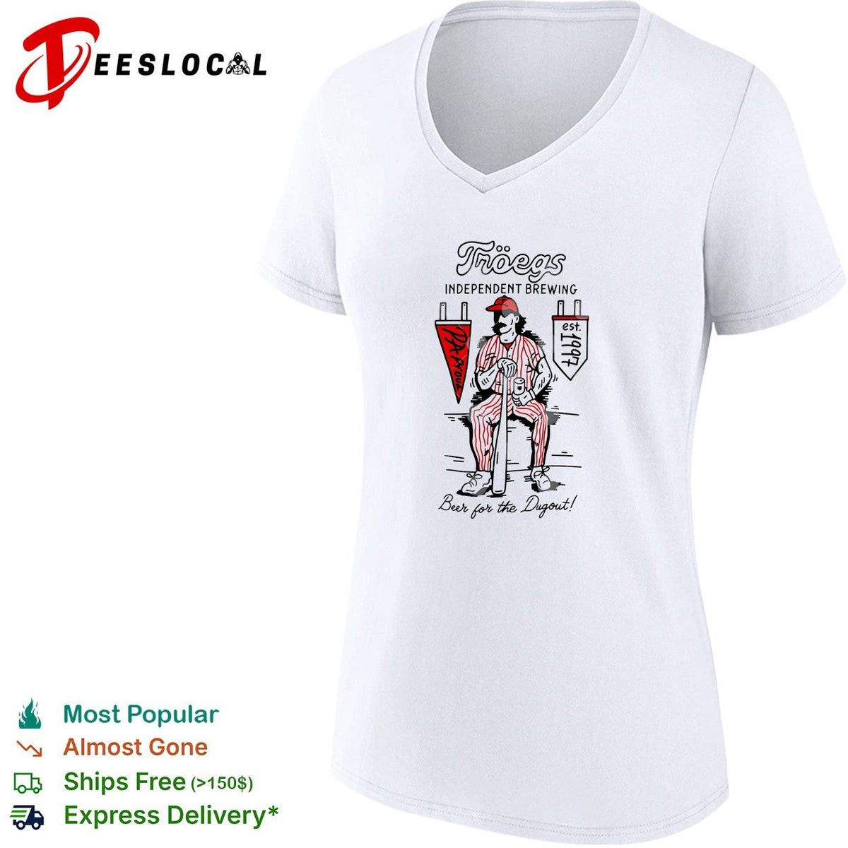 Troegs independent brewing beer for the dugout graphic shirt Unisex