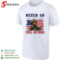 Tropic Thunder soldier Kirk Lazarus USA flag 4th of July fireworks shirt Unisex