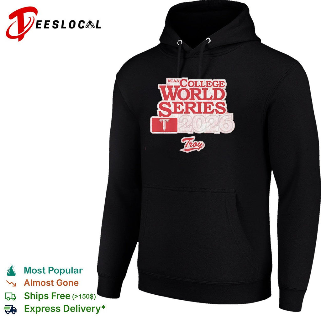 Troy Trojans Baseball 2026 NCAA College World Series shirt Unisex