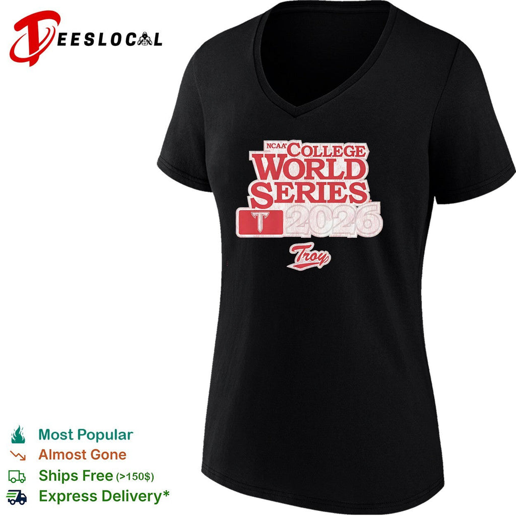 Troy Trojans Baseball 2026 NCAA College World Series shirt Unisex