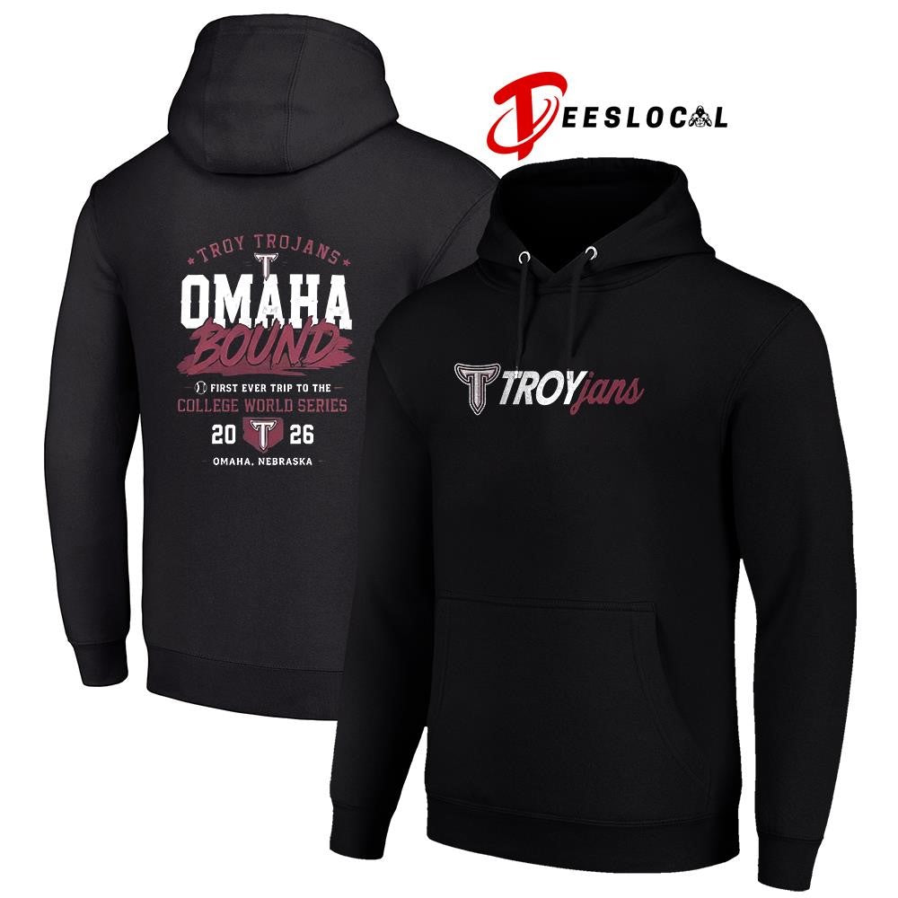 Troy Trojans College World Series Omaha bound graphic shirt Unisex