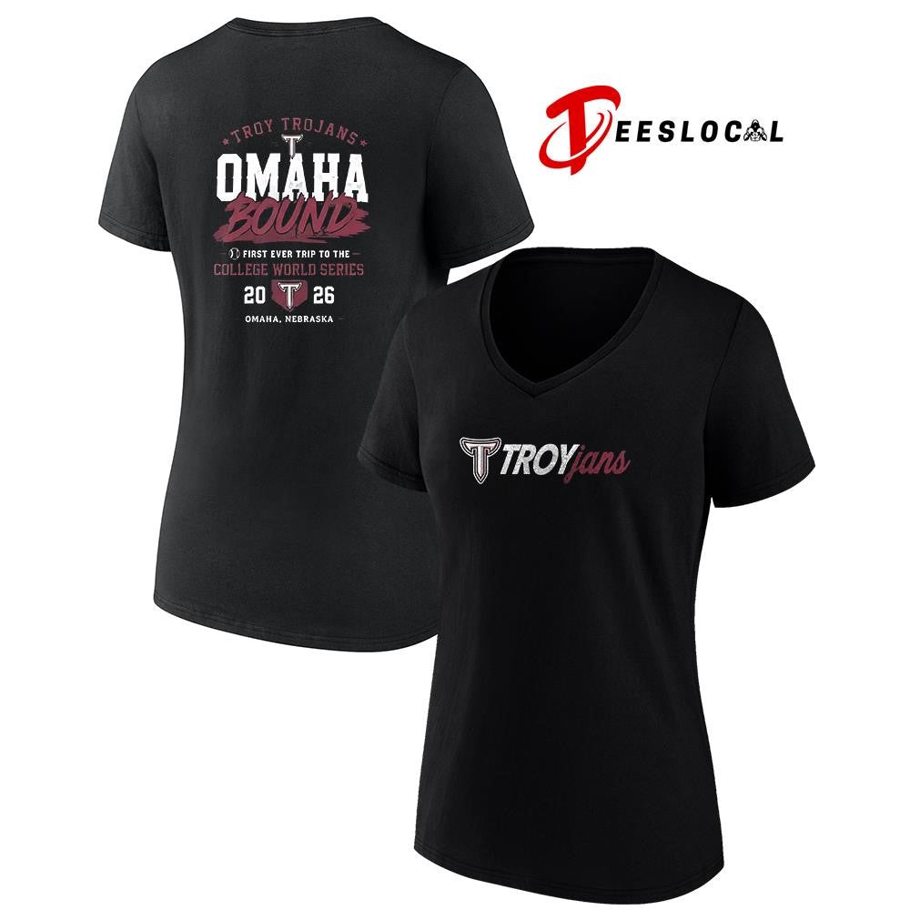 Troy Trojans College World Series Omaha bound graphic shirt Unisex
