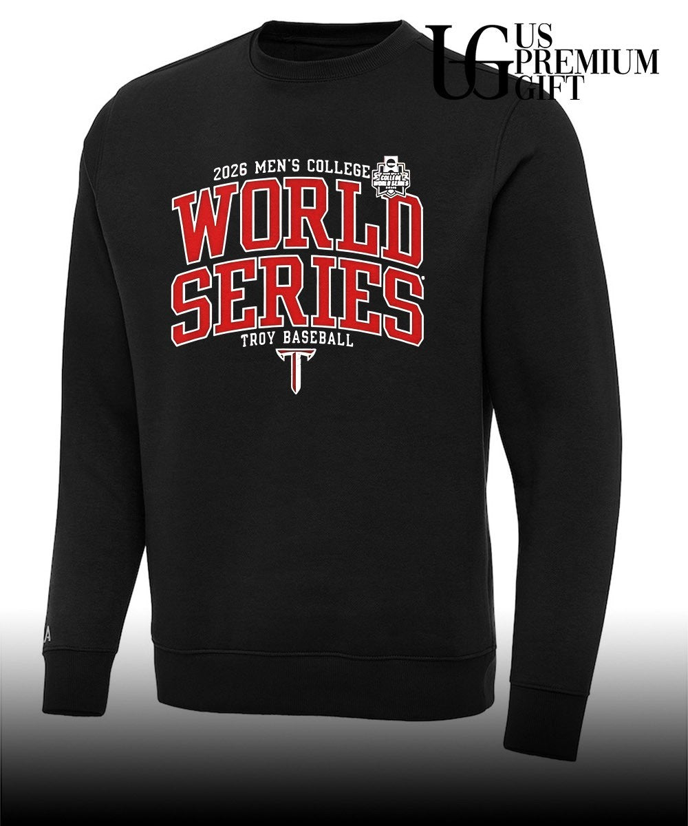 Troy Trojans Men’s College World Series 2026 logo shirt Unisex