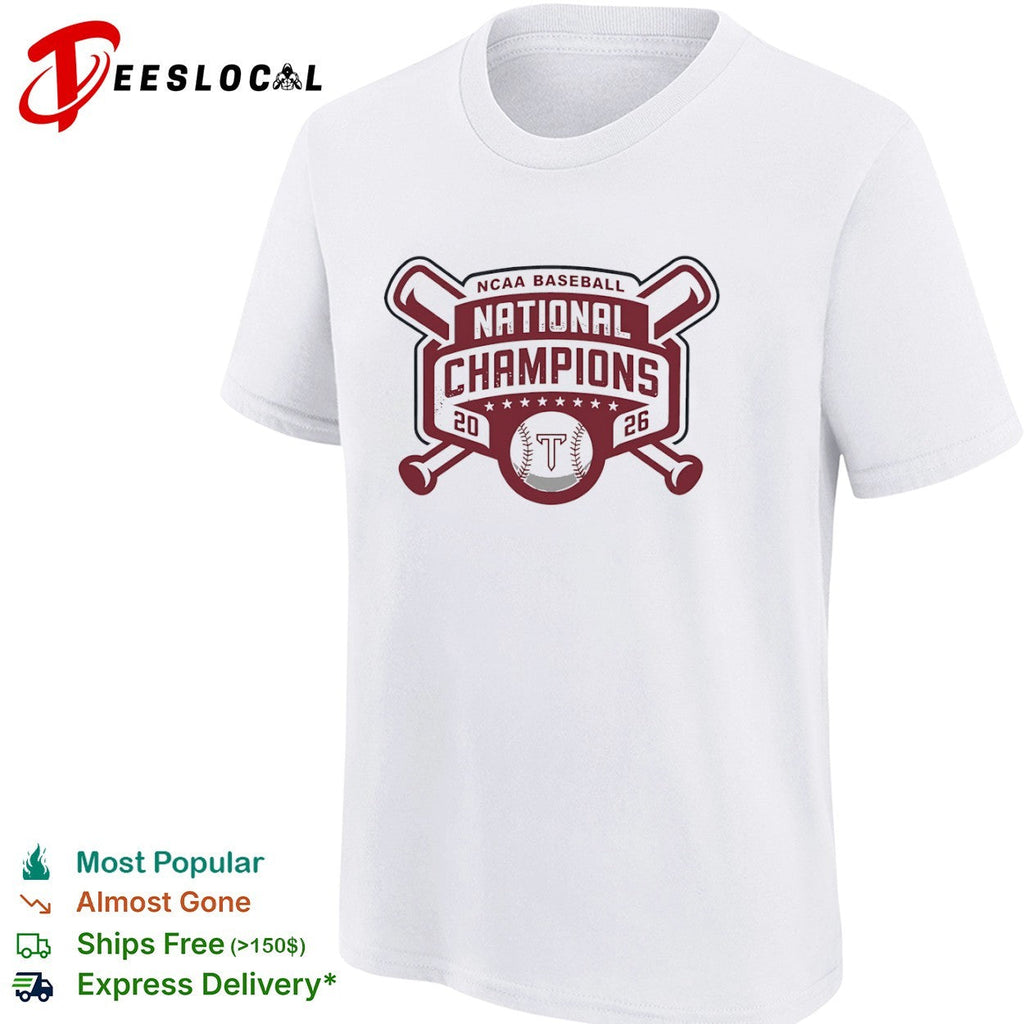 Troy Trojans NCAA Baseball National Champions 2026 Shirt Unisex