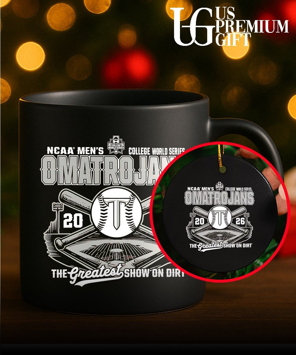 Troy Trojans NCAA Men’s College World Series Omatrojans 2026 the Greatest Show on Dirt shirt