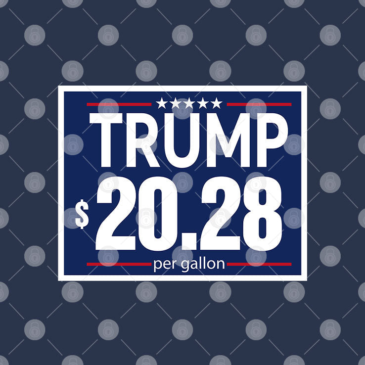 Trump Per Gallon Funny Trump Gas Price T Shirt Unisex