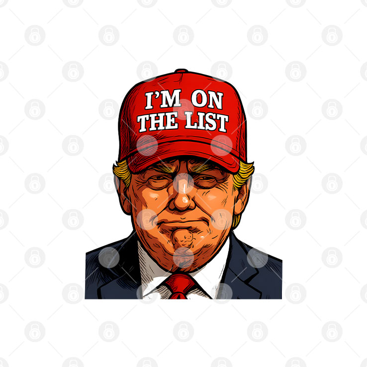 Trump I’m On The List Epstein Sarcastic Political T Shirt Unisex