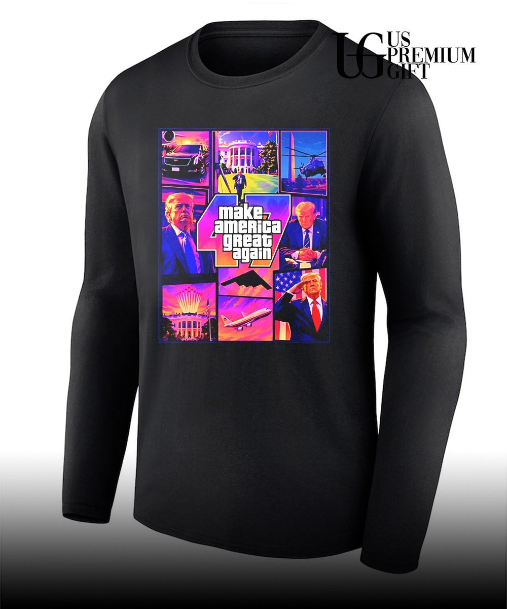 Trump Make America Great Again GTA 47 shirt Unisex