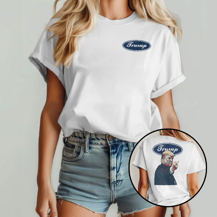 Trump Middle Finger Funny Ford T Shirt Unisex
