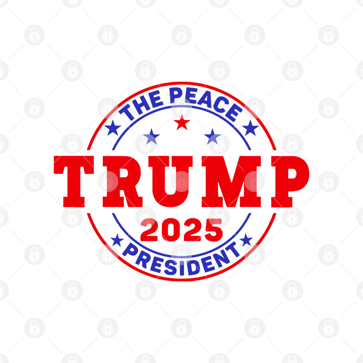 Trump The Peace President 2025 Shirt Unisex
