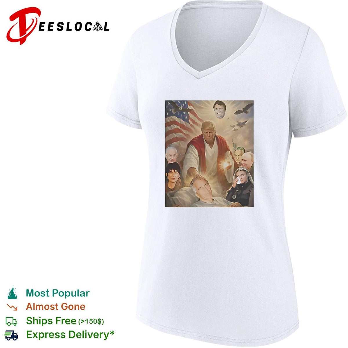 Trump as Christ political montage shirt Unisex