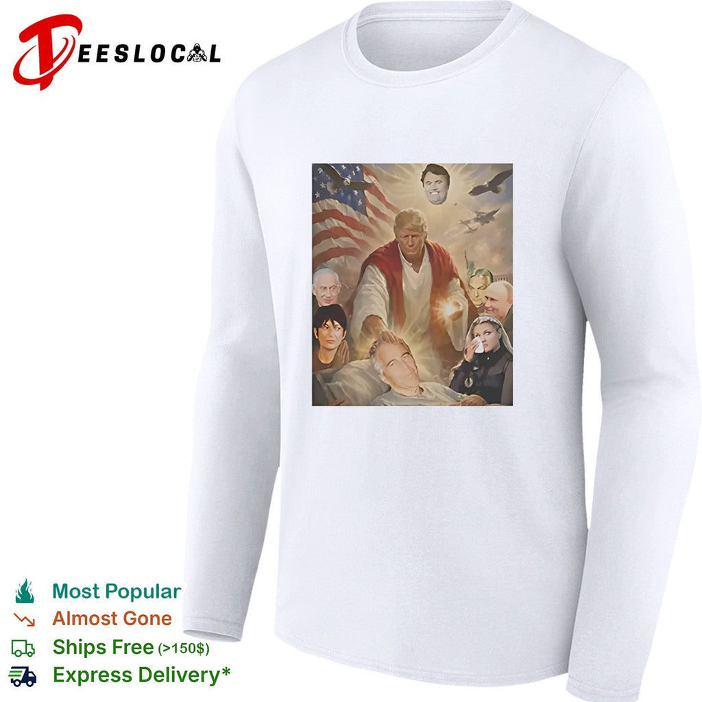 Trump as Christ political montage shirt Unisex