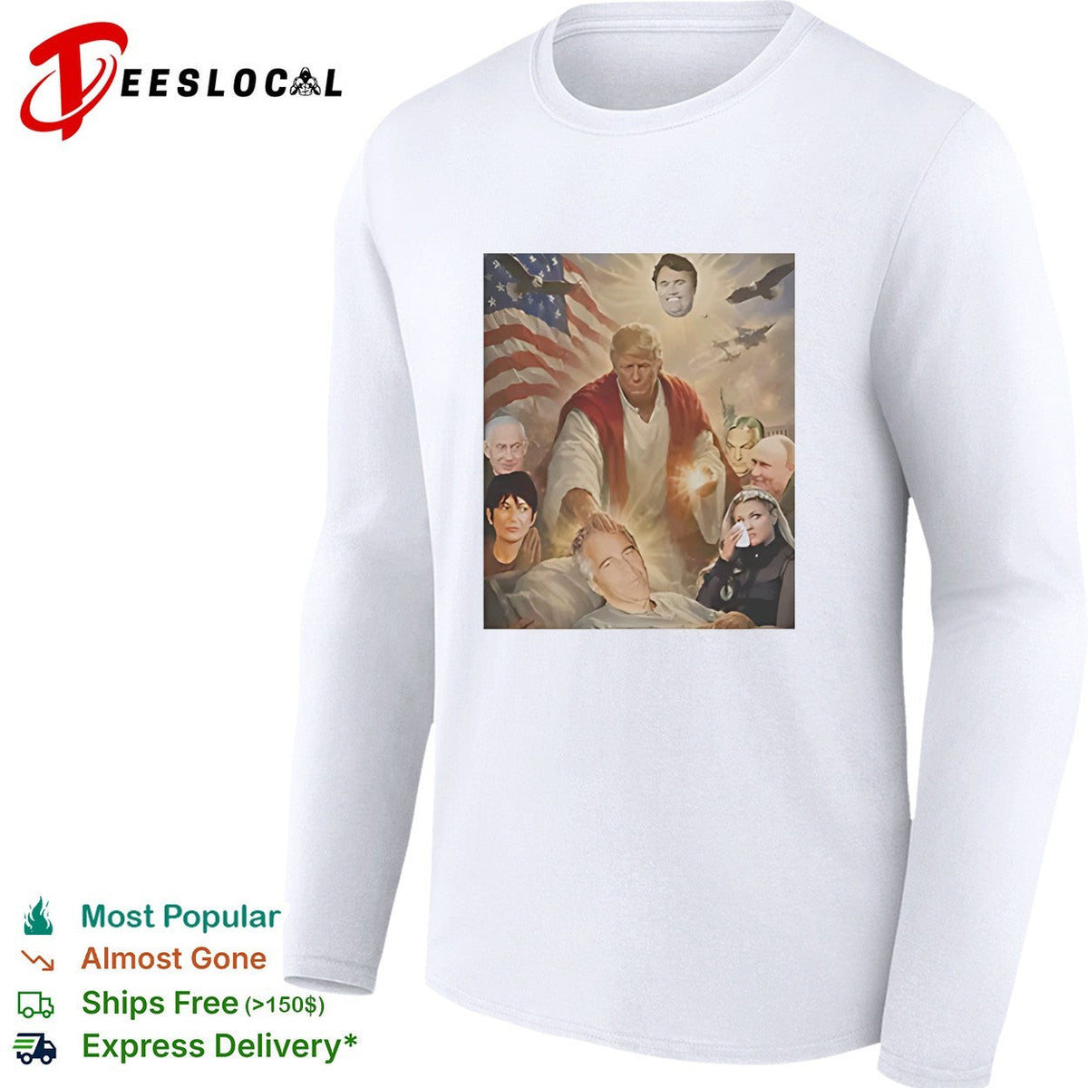 Trump as Christ political montage shirt Unisex