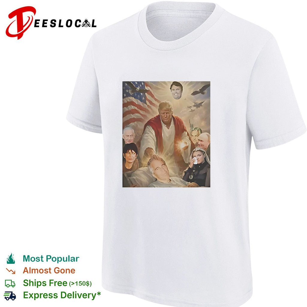 Trump as Christ political montage shirt Unisex