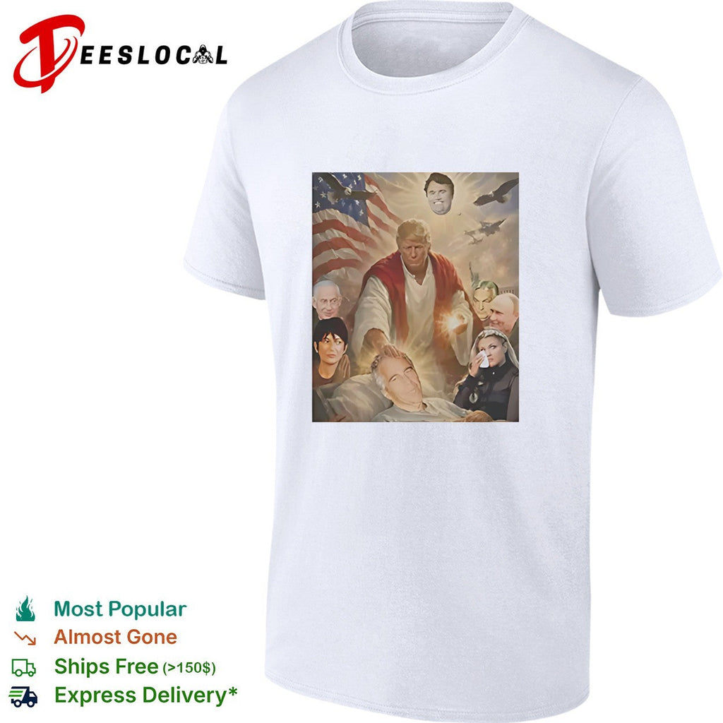 Trump as Christ political montage shirt Unisex