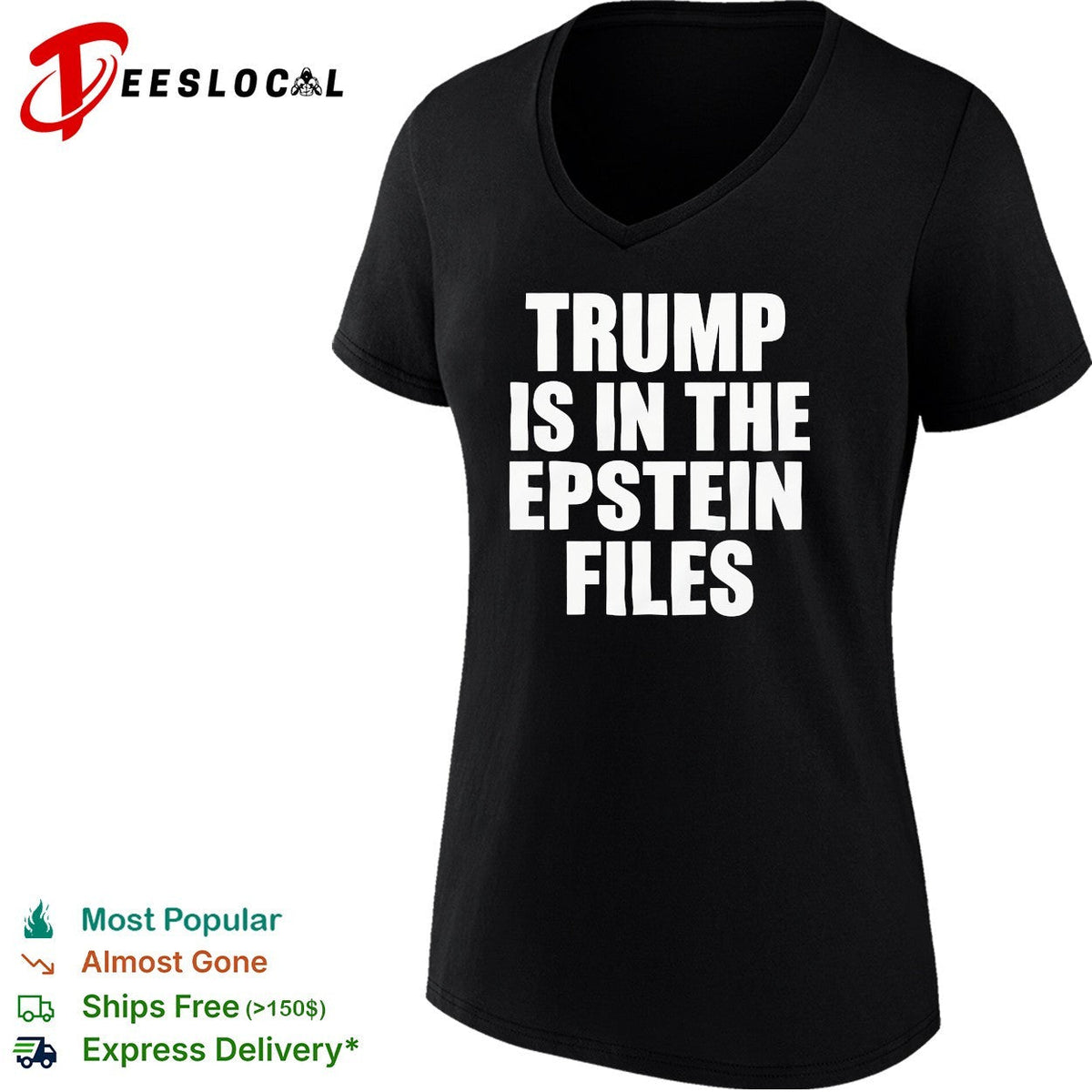 Trump is in The Epstein files humor shirt Unisex