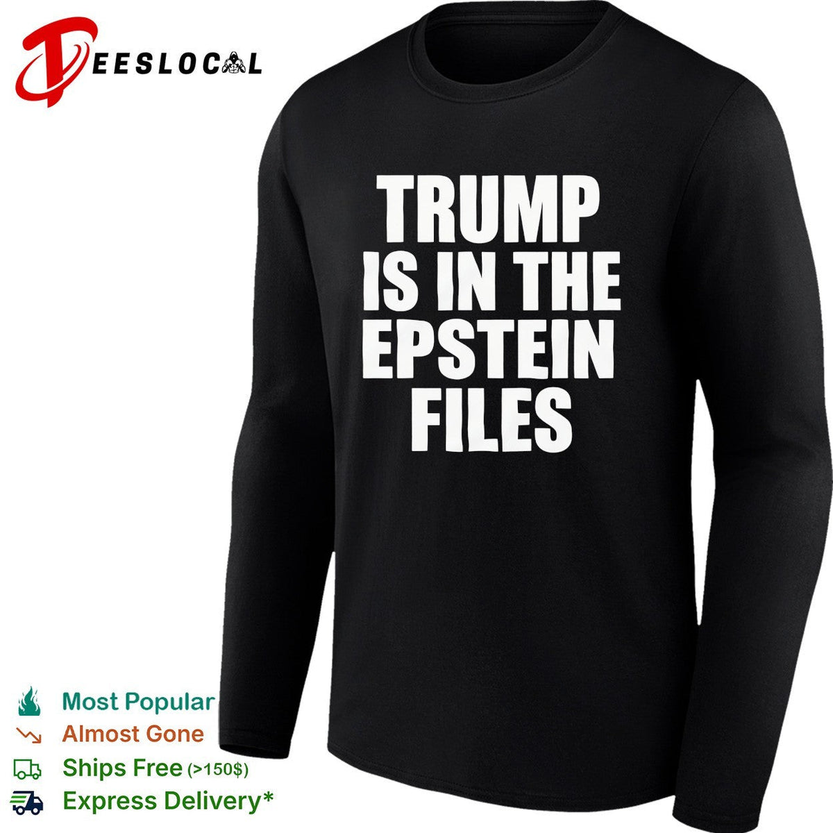 Trump is in The Epstein files humor shirt Unisex