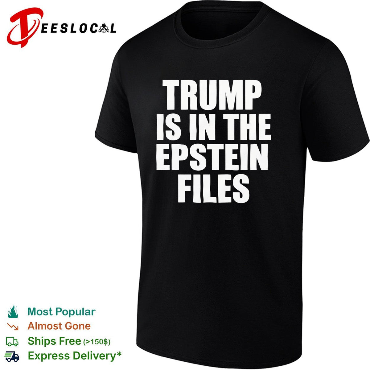 Trump is in The Epstein files humor shirt Unisex