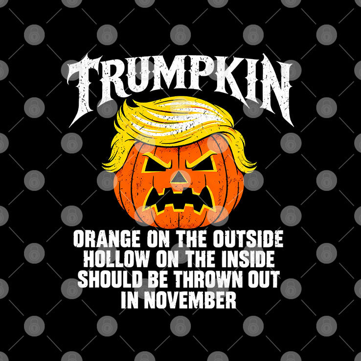 Trumpkin Orange On The Outside Hollow On The Inside Should Be Thrown Out In November Shirt