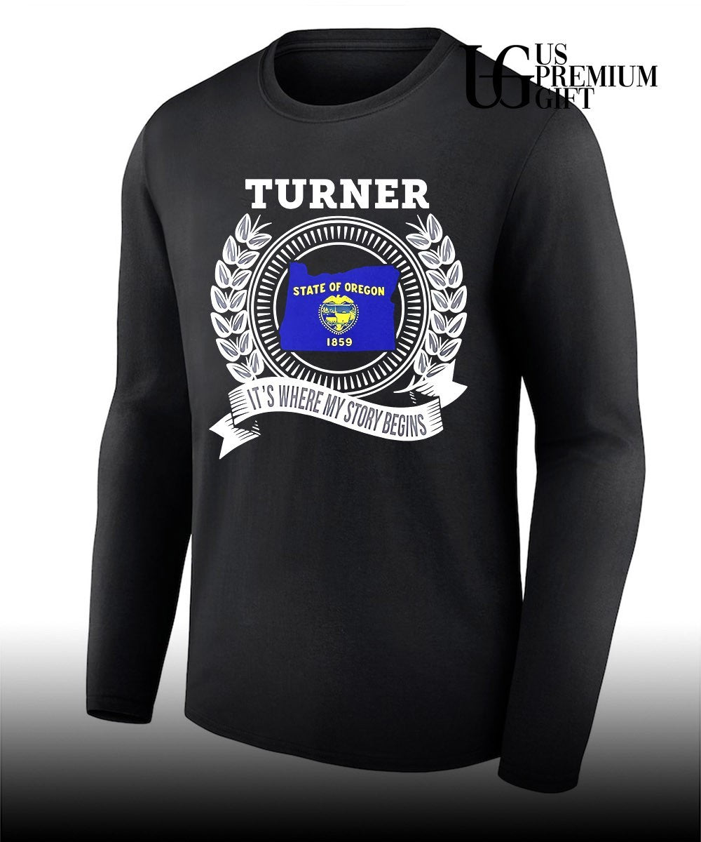 Turner It’s Where My Story Begins State Of Oregon 1859 shirt Unisex