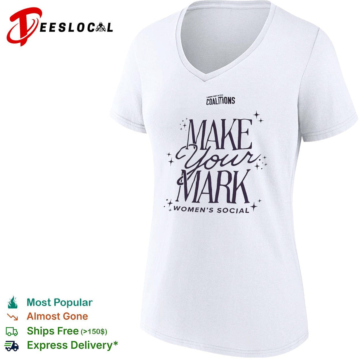 Turning Point Action Coalitions Make Your Mark Social shirt Unisex