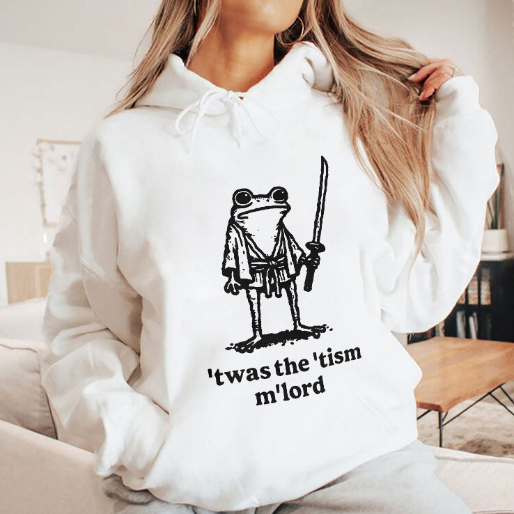 T’was The ‘Tism M’Lord Funny Medieval Knight Frog Unisex