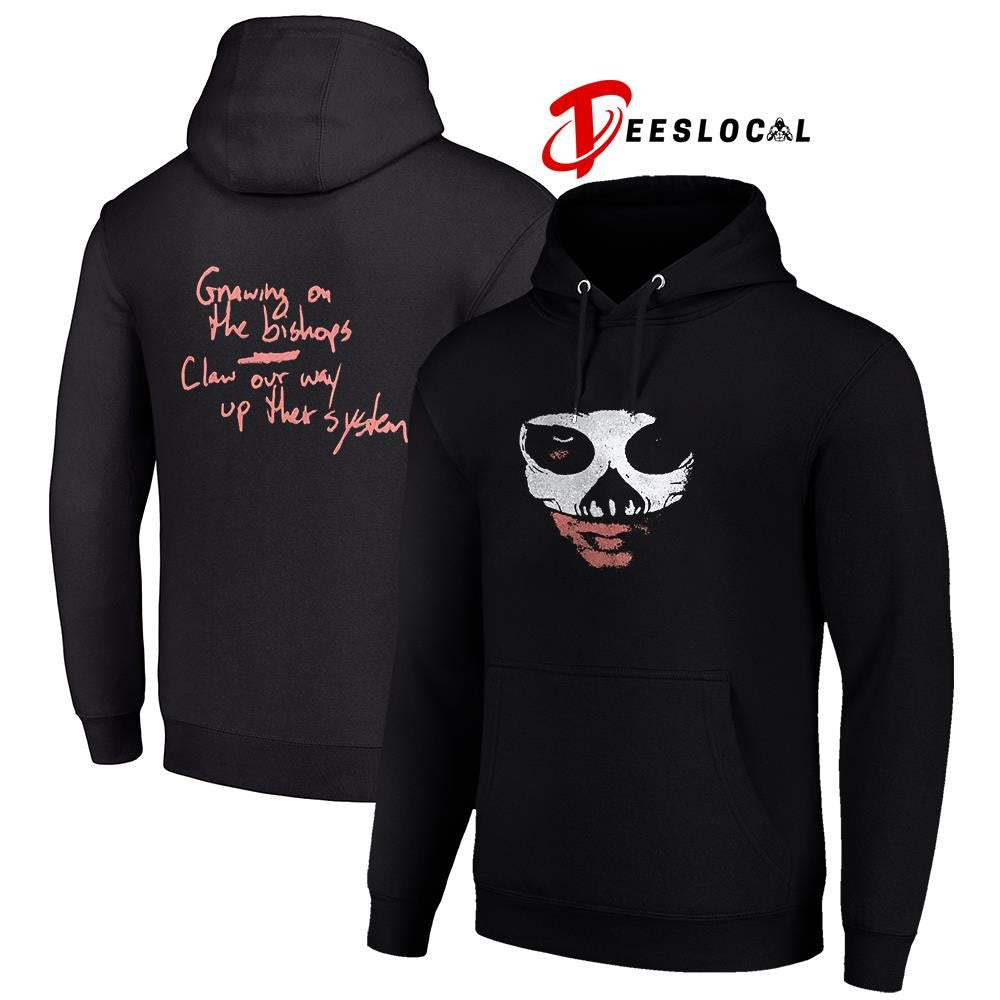 Twenty One Pilots growing on the bishops claw our way up their system graphic shirt Unisex