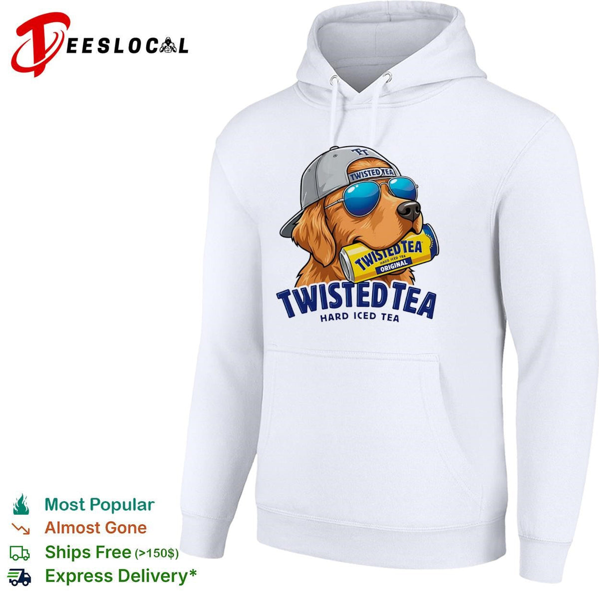 Twisted Tea hard iced golden retriever shirt Unisex