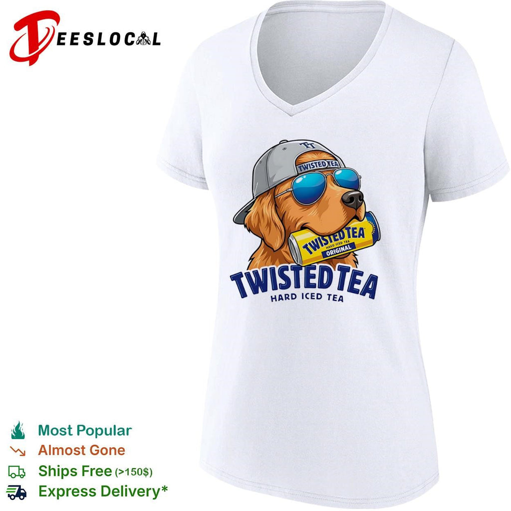 Twisted Tea hard iced golden retriever shirt Unisex