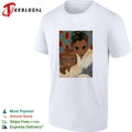 Two women portrait fur coats stylized illustration shirt Unisex