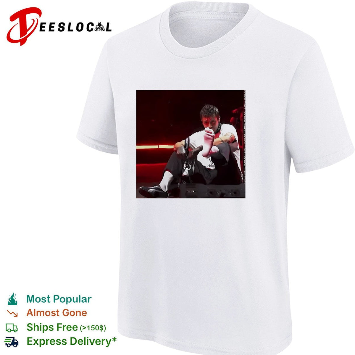 Tyler Joseph Twenty One Pilots show white sox funny shirt Unisex