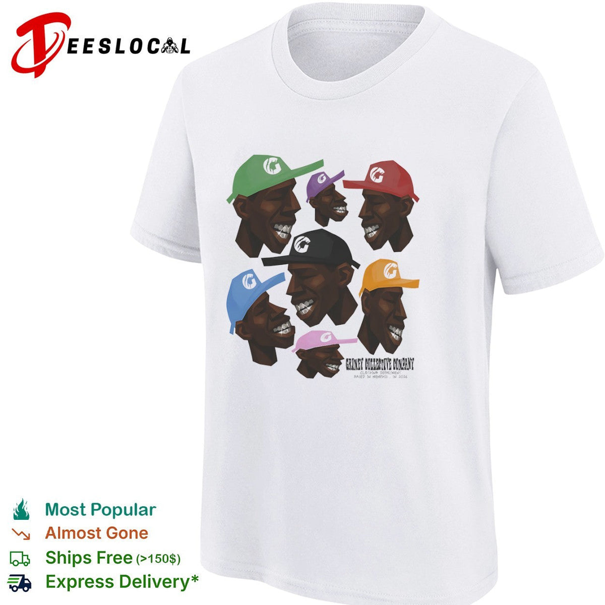 Tyler the Creator Griney Collective Company Clothing Department Memphis TN shirt Unisex
