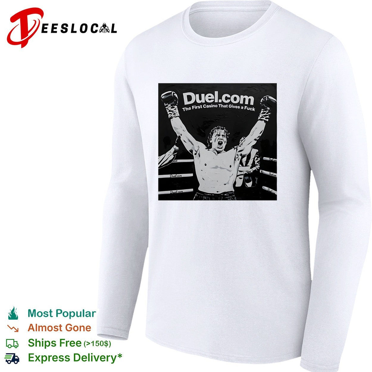 Tyson Fury Duel com The First Casino That Gives a Fuck boxing champion shirt Unisex