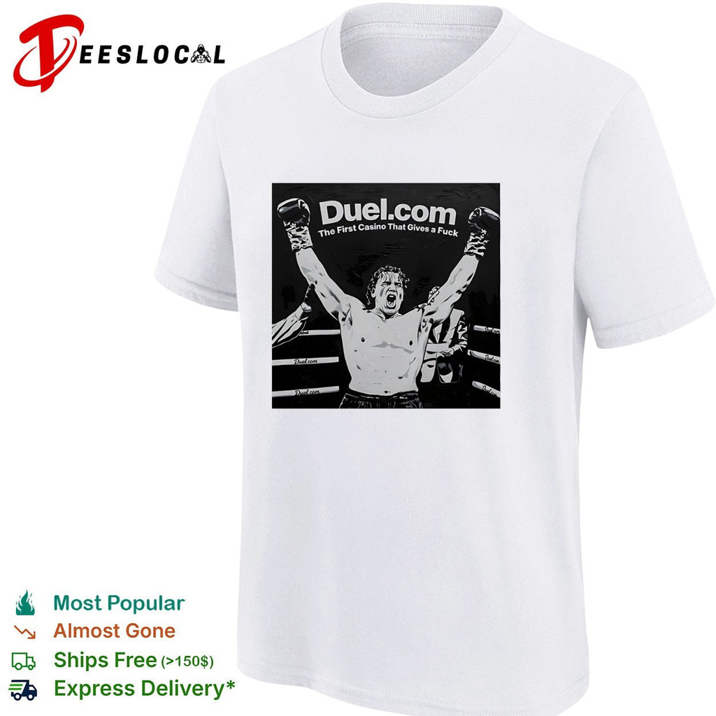 Tyson Fury Duel com The First Casino That Gives a Fuck boxing champion shirt Unisex
